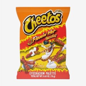Cheetos Flamin' Hot Crunchy Eyeshadow Palette